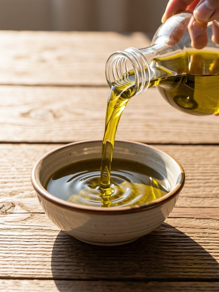 Aceite de oliva premium y olivos